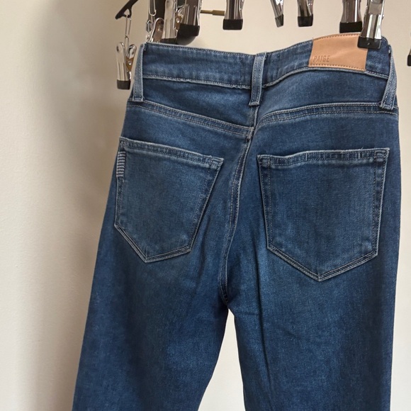 PAIGE Women's Dark Blue Flare Jeans 26” inseam - Picture 3 of 3